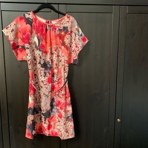 Ted Baker London Belted Cocktail Dress